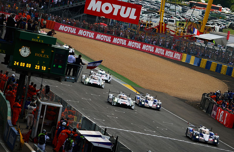 Le départ des 24 heures du Mans