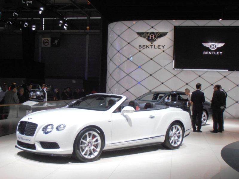 La Bentley Continental GT au Mondial de l'Auto
