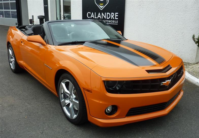 Une ligne mise en valeur avec le covering pour la Chevrolet Camaro