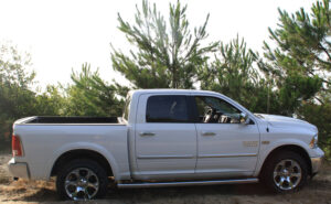 Photo du pick-up Dodge RAM blanc