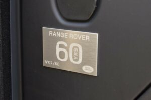 Range Rover édition limitée 60 YRS