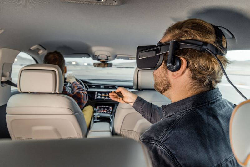 La réalité virtuelle, une solution proposée par Audi au CES 2019 pour lutter contre le mal des transports et s'occuper en voiture