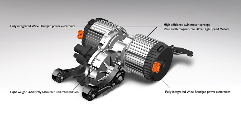 Le projet de moteur électrique recyclable par Bentley