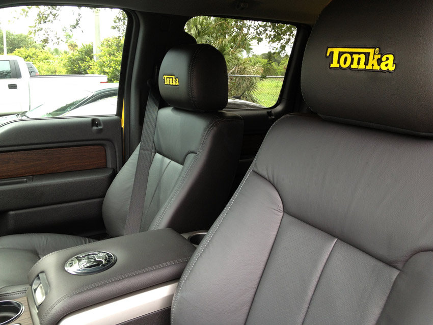 Sièges du pick up Ford édition Tonka
