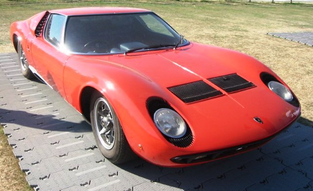 La Lamborghini Miura, l'une des premières supercars