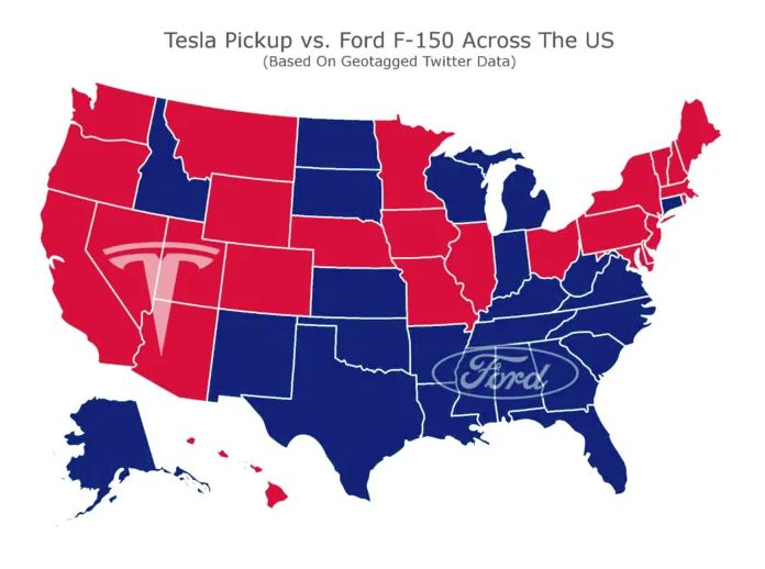 Le pick up électrique Tesla est-il plus populaire que le Ford F150 ?